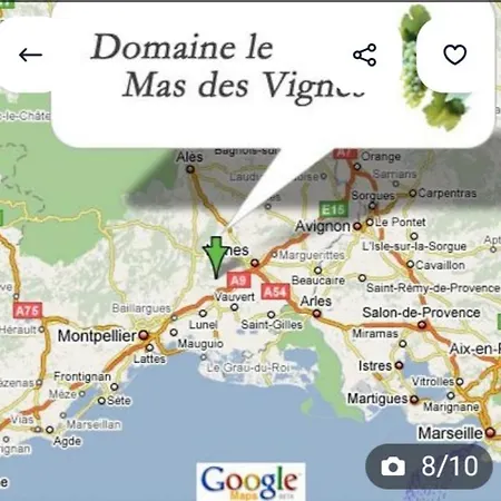 La Maison Bleue Nyaraló Calvisson